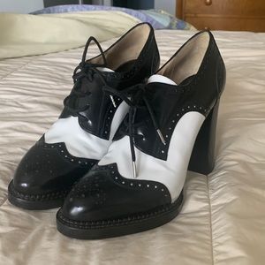 Michael Kors platform spectator heals